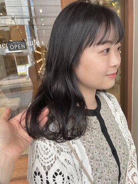 ネオリーブ クタ 町田店(Neolive kuta) ミディアムヘア×ラベンダーグレージュ【町田/町田駅】