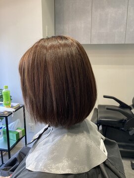 ヘアスタジオレイ(Hair Studio Ray) 切りっぱなしボブ×oggiotto付縮毛矯正