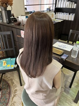 マイ ヘア デザイン 岡崎(MY hair design) 前髪/マチルダボブ/ピンクベージュ/インナーグレージュ/岡崎