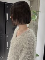 ヨーク(YOKE)&nbsp;【YOKE】暗髪アッシュグレージュ艶髪大人ボブ質改善縮毛矯正