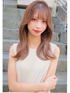 ハローバイシー 仙台(Hello by Sea) 韓国風前髪×レイヤーカット【髪質改善/仙台/レイヤーカット】
