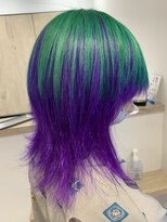 アズールサン 草加西口店(azule-sun)&nbsp;デザインカラー,ウルフカット,アンブレラカラー【草加】