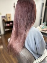 ジウ 上通り(JIU)&nbsp;20代30代小顔ゆるふわロンググラデーションピンクパープル