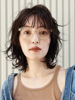 ノイカーム(noi Calm)&nbsp;顔周りレイヤーカットくびれヘアミルクティーベージュカラー