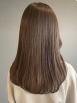 ロンドエニカ 大宮(Lond enika)&nbsp;ミルクティーカラーベージュ透明感ブリーチありダブルカラー大宮