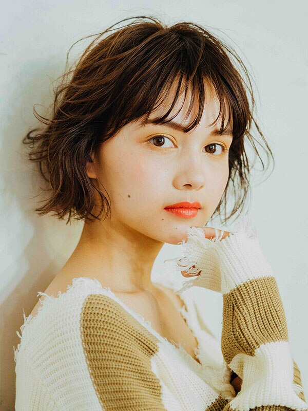 【乾かすだけで簡単に決まる】　デザインカット ￥5060