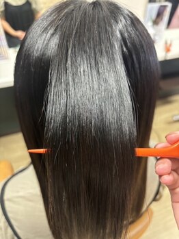 ジュビレの写真/お客様一人ひとりの髪質に合わせて薬剤を選定◎ナチュラルで艶のある仕上がりに大満足間違いなし♪