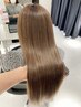 ＜まっすぐ過ぎない柔らかいストレートヘア＞髪質改善ストレート(縮毛矯正)