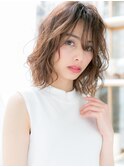 韓国風巻きフェイスフレーミングミディアムh3越谷20代30代40代