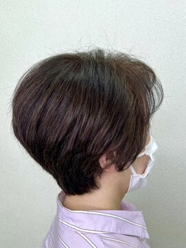 松本平太郎美容室 大宮店 ショートレイヤー（エイジンググレーカバー）/30代40代50代60代