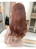 柔かい暖色系カラー/アプリコットベージュ