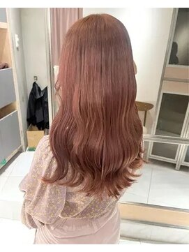 ヘアサロンガリカアオヤマ(hair salon Gallica aoyama) 柔かい暖色系カラー/アプリコットベージュ