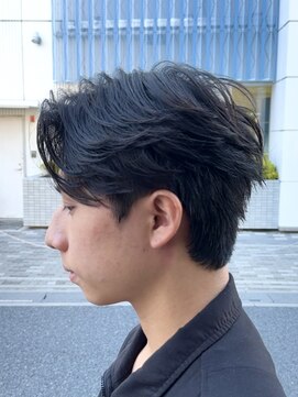 オーガニック アトリエ 大宮(organic+atelier) 韓国ニュアンスフェザーパーマセンターパートシースルーマッシュ