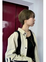 キジ(KIJI) マッシュショート/オリーブページュ