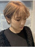 大人ハイトーン×ミルクティーベージュ