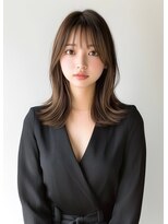 vlow表参道  髪質改善　韓国　くびれミディアム　長屋