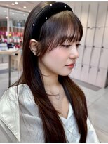 ミンクス 青山店(MINX)&nbsp;【MINX】顔周り似合わせカット＋デザインカラーベージュ_表参道