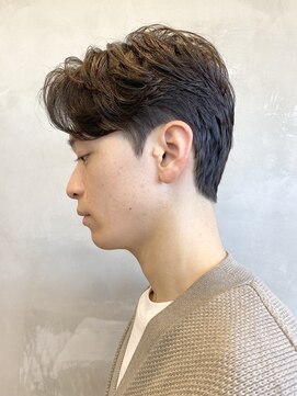 エリマバイフィフス 調布(elima by fifth) 調布センターパートフェザーパーマニュアンスパーマメンズパーマ