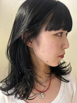 アルテペロ(arte pelo)&nbsp;ミディアムヘア/もみあげカット/黒髪ヘア