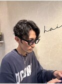 毛流れ/カルマ/フェザー/各種パーマ/センターパート10代/20代