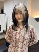 シクネ 新潟駅 万代(SHICUNE)&nbsp;【新潟/万代】ブロックカラー　ハイトーン　デザインカラー