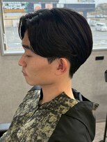 サイクル(CYCLE)&nbsp;MEN'S HAIR/サーフカール/刈り上げセンターパート/伊勢崎