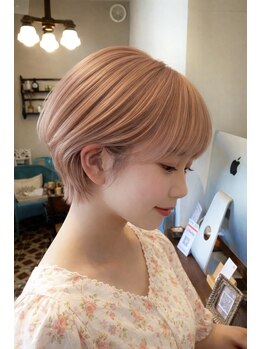 ヨナサン(Yona Saint)の写真/今までブリーチしていたカラーとは違う透明感と艶感が叶う♪ダメージレスで色持ちも◎な髪色に仕上げます♪