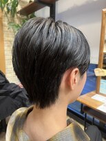 フレンズ 手稲店(friend's)&nbsp;襟足マッシュ耳だし春清潔感オイルmen'sカット札幌美容室手稲