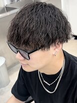 メンズサロン ノード 栄(men’s salon NODE)&nbsp;波巻きスパイラルパーマツイストスパイラルパーマウルフ名古屋栄