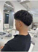 メンズショート テーパーフェード