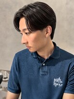 ソウル 福山駅前店(SOUL.) ツーブロック センターパート ビジネスショート メンズヘア
