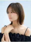 前髪ありくびれボブ30代40代50代 【AIN.表参道】川原大地