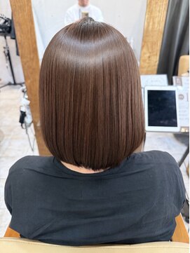 チェリッシュ(Cherish) 小顔髪質改善カラーベージュブラウンメテオトリートメント