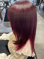 エイム ヘア デザイン 町田店(eim hair design)&nbsp;ボルドー/ワインレッド/ツヤ髪/艶髪/髪質改善/顔周りレイヤー
