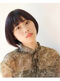 ボブ+イルミナカラー×髪質改善×浦和×白髪染めでも◎