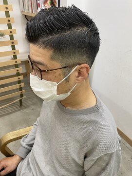 キューズ クラブ(cuz KLUB) 【cuzKLUB】バーバースタイルフェードカット×サイドパート/池袋