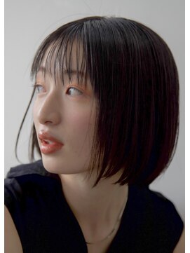 ヘアメイク エイト キリシマ(hair make No.8 kirishima) 黒髪ボブ×黒髪アッシュ・instagram @no8_doc_shinichi