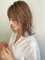 ラノバイヘアー(Lano by HAIR)&nbsp;２０代３０代４０代５０代小顔ミディアム外ハネボブアッシュ
