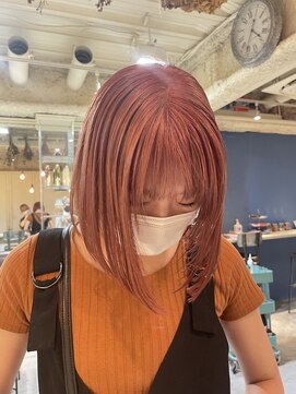 ロロ(ro-ro) 【恵比寿ro-ro】ダブルカラー×チェリーピンク