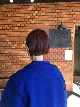 ボスコ 下北沢店(bosco) ミニミニボブ×チェリーレッド