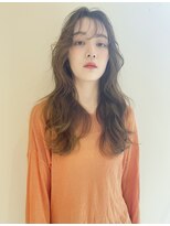 ケーツー エム 京都ラクエ(k-two emu)&nbsp;無造作パーマ風スタイル★シアーベージュ♪_レイヤーカット