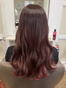 エトワ(ETOWA) インナーカラー/レッド