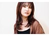 似合わせ縮毛矯正+コテ風パーマ＋カット＋超音波炭酸treatment￥34200→27400