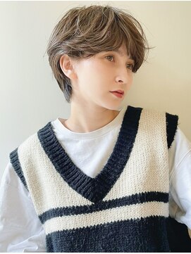 クラッチ ユニ(CLUTCH uni) ♪耳かけマッシュショート♪【大阪難波美容室 中塚孝博】