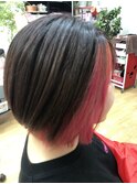 ショートボブ×インナーカラー♪