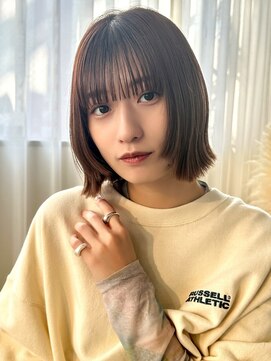 ラフィス ヘアー バース たまプラーザ店(La fith hair Bath) 【La fith】ダークブラウン×ストレート