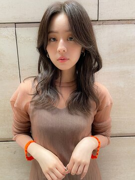 マイラ 銀座(myla) 似合わせイメチェン韓国ハッシュカットフルバングレッドブラウン