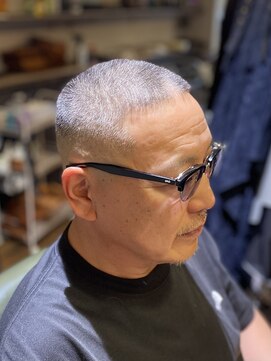 エクファフォーメン(EX-FA FOR MEN) カルマパーマ/ベリーショート/ダークアッシュ/ニュアンスパーマ