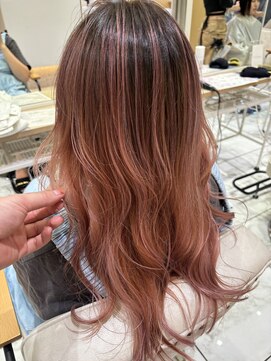 ゼスト フィーノ(ZEST fino) ピンクベージュバレイヤージュ/立川/木村