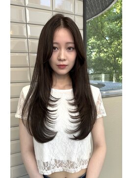 リリー(Lilley) 松岡宏海/ハネエクステ/顔まわり/ロングヘア/レイヤー/韓国ヘア
